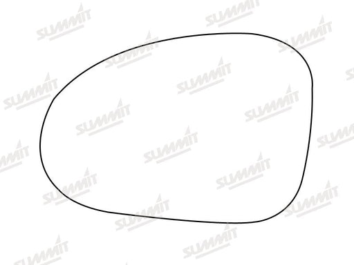 Summit Stick-On Standard Mirror Glass fits Chevrolet Matiz 05 on LHS - Summit - My Roof Bars