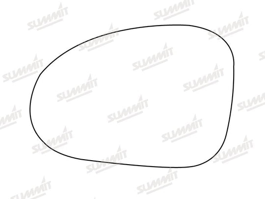 Summit Stick-On Standard Mirror Glass fits Chevrolet Matiz 05 on LHS - Summit - My Roof Bars