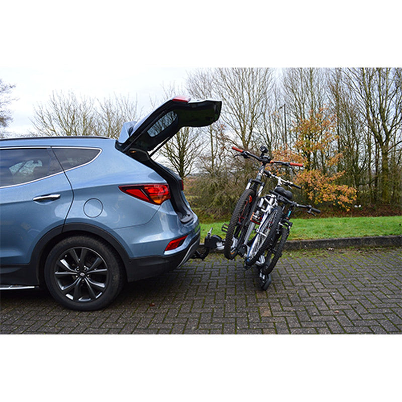 Maypole Towball Mounted Car Rear Tow Bar Cycle Holder 3 Bike Carriers 45kg Load