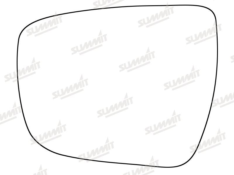 Summit Heated Base Plate With Standard Mirror Glass fits Nissan Qashqai 14 on LHS - Summit - My Roof Bars