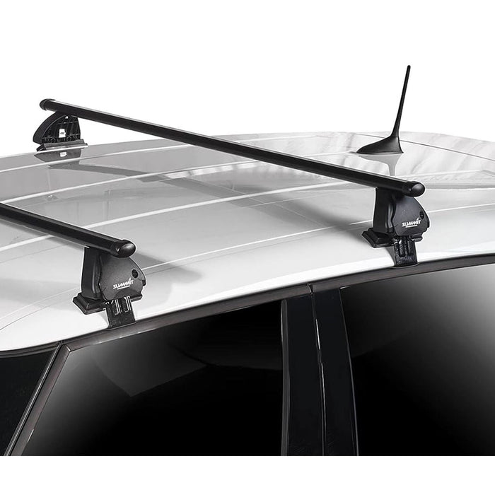 SUP-076 Premium Multi Fit Roof Bars, Black Steel, Set of 2 - Summit - My Roof Bars