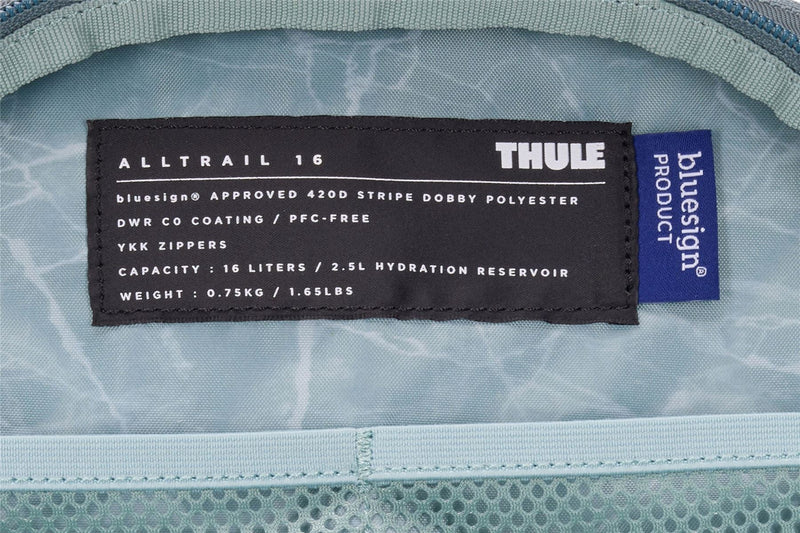 Thule AllTrail hydration pack 16L Pond grey