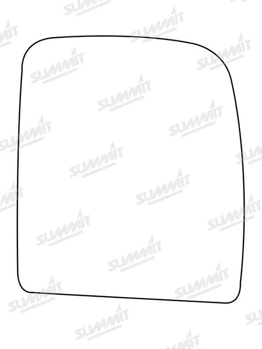 Summit Heated Base Plate With Commercial Mirror Glass fits Fiat Scudo, Cit Jumpy, Peugeot Expert RHS - Summit - My Roof Bars