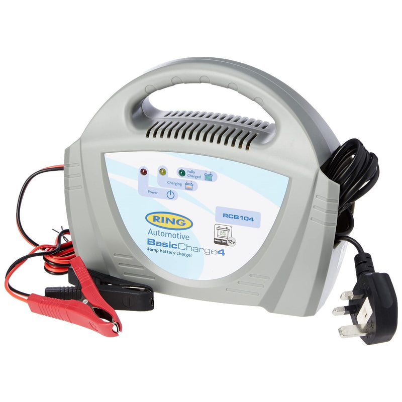 Ring Automotive RCB104 Ring , 4A Battery Charger, 12V Lead Acid, Vehicles up to - Ring Automotive - My Roof Bars
