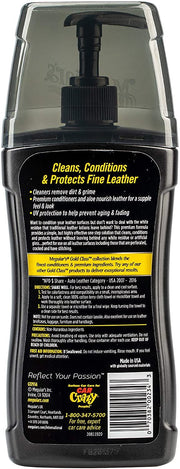 2x Meguiar's G17914EU Gold Class Rich Leather Cleaner and Conditioner 400ml - Meguiar's - My Roof Bars