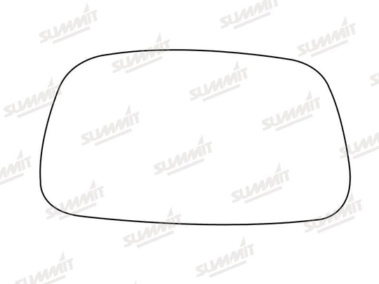 Summit Stick-On Standard Mirror Glass fits Volvo 440, 460 480 91 on LHS - Summit - My Roof Bars