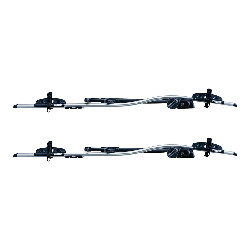 2x Thule ProRide 591 Bike Carrier Rack Roof Bar Mounted Aluminium - Thule - My Roof Bars