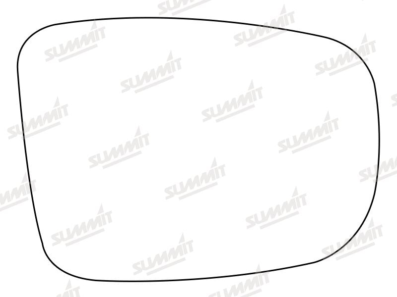 Summit Non-Heated Base Plate With Standard Mirror Glass fits Hyundai i10 07 on i20 09 on RHS - Summit - My Roof Bars