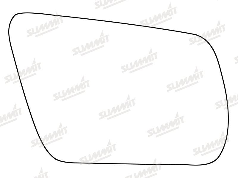 Summit Stick-On Standard Mirror Glass fits Audi A6 Allroad RHS - Summit - My Roof Bars