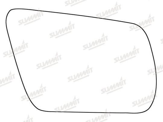 Summit Stick-On Standard Mirror Glass fits Audi A6 Allroad RHS - Summit - My Roof Bars