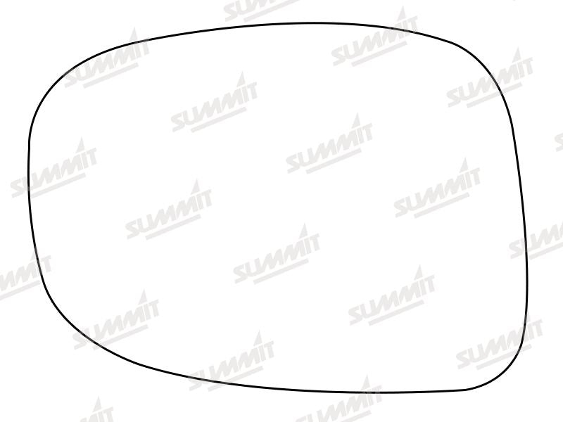 Summit Stick-On Aspheric Mirror Glass fits Lexus IS 220 05 on LHS - Summit - My Roof Bars