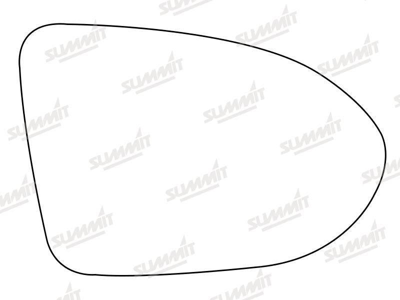 Summit Stick-On Aspheric Mirror Glass fits VW Passat 15 on RHS - Summit - My Roof Bars