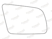 Summit Stick-On Standard Mirror Glass fits Vauxhall Cavalier RHS - Summit - My Roof Bars