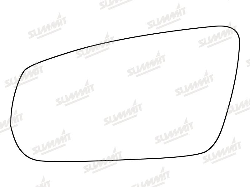 Summit Stick-On Standard Mirror Glass fits Ford Mustang 04 to 15 LHS - Summit - My Roof Bars