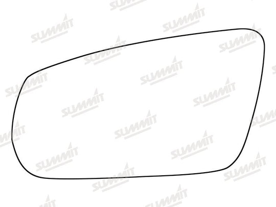 Summit Stick-On Standard Mirror Glass fits Ford Mustang 04 to 15 LHS - Summit - My Roof Bars