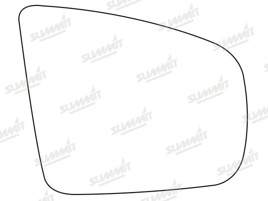 Summit Stick-On Aspheric Mirror Glass fits BMW X5 X6 RHS - Summit - My Roof Bars