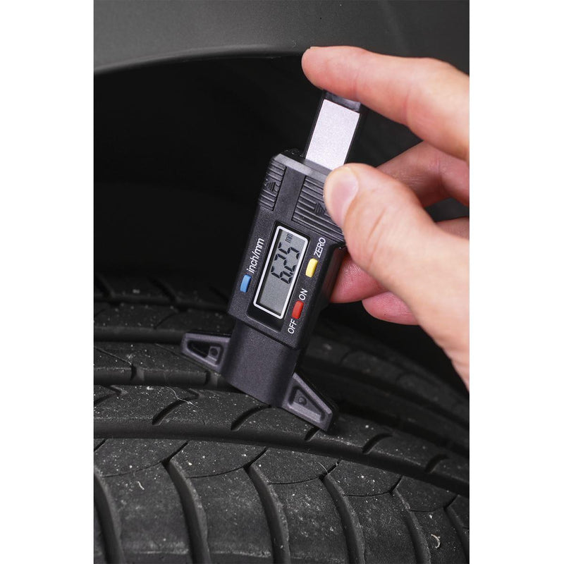 Sealey Digital Tyre Tread Depth Gauge VS0564 - Sealey - My Roof Bars