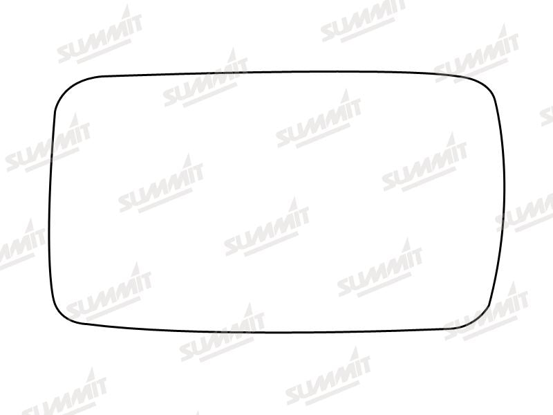 Summit Stick-On Standard Mirror Glass fits Fiat Uno 60 LHS RHS - Summit - My Roof Bars
