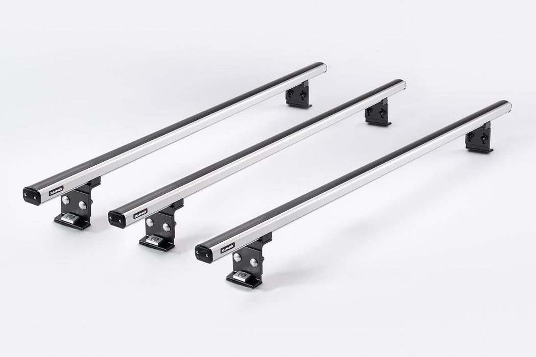 Summit Commercial 3 x Aluminium Fixed Point Roof Bars Rack 1.3m SULC-002 - Summit - My Roof Bars