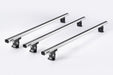 Summit Commercial 3 x Aluminium Fixed Point Roof Bars Rack 1.3m SULC-002 - Summit - My Roof Bars