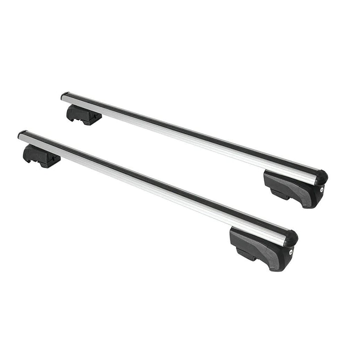 Roof Bars Rack Silver Locking fits Hyundai Palisade 2020- - Omtec - My Roof Bars