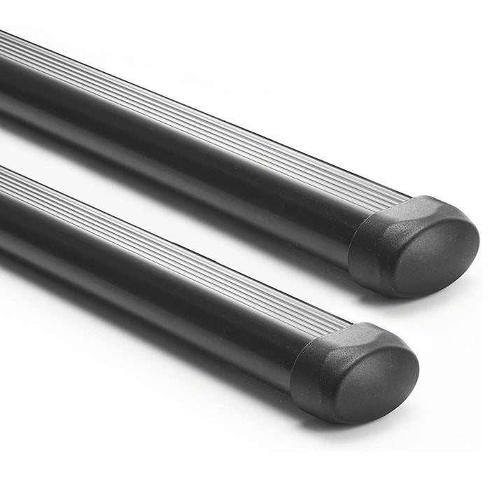 SUP-026 Premium Multi Fit Roof Bars, Black Steel, Set of 2 - Summit - My Roof Bars