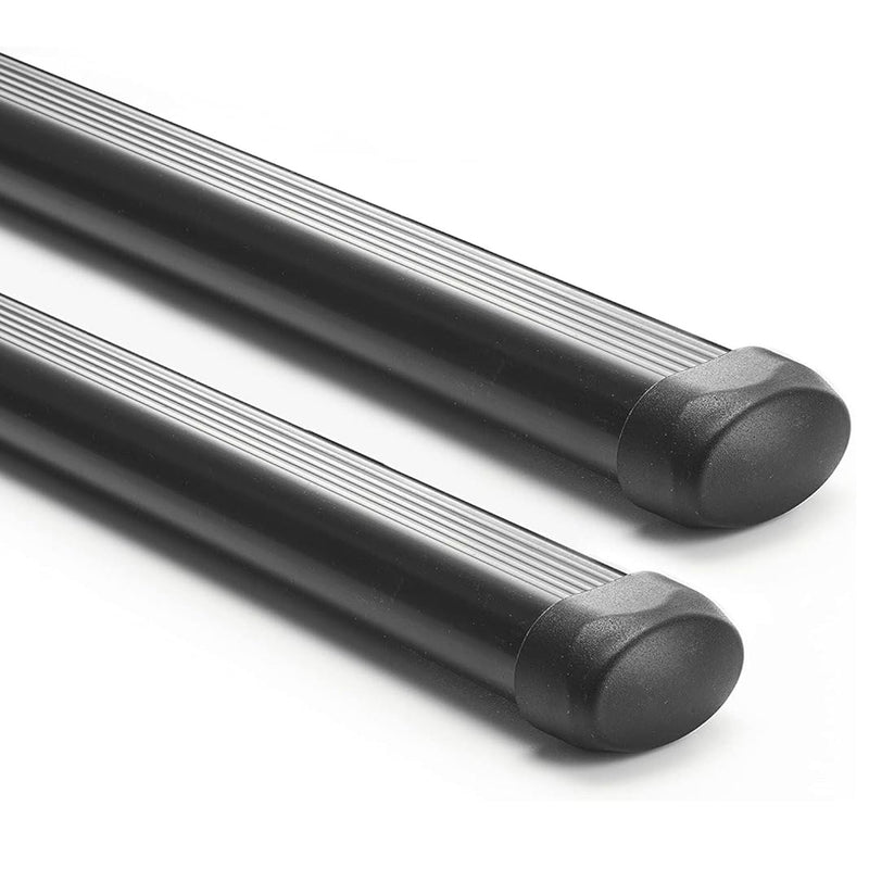 SUP-026  Premium Multi Fit Roof Bars, Black Steel, Set of 2