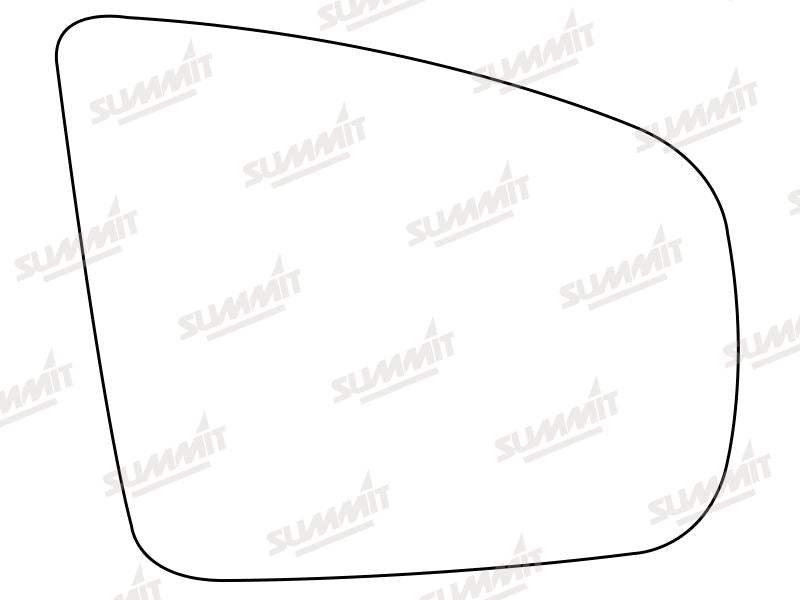 Summit Heated Base Plate With Blind Spot Mirror Glass fits BMW X5 RHS - Summit - My Roof Bars