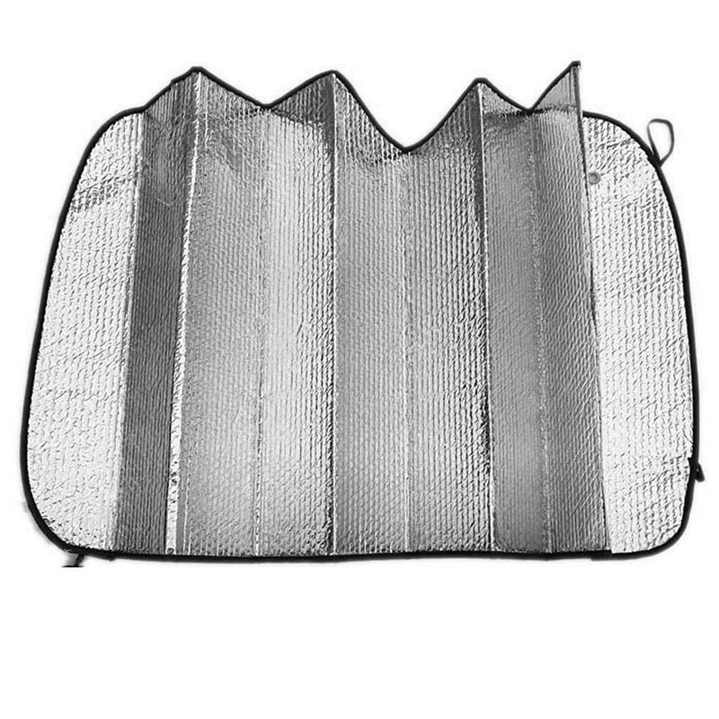 Sakura Windscreen Sunshade - Silver Reflective