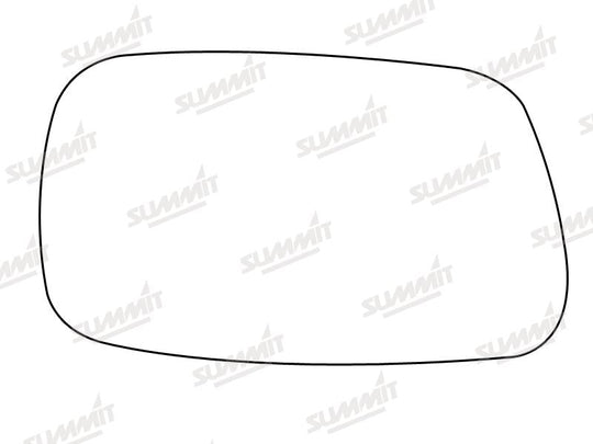 Summit Stick-On Aspheric Mirror Glass fits Toyota Avensis 97 to 01 LHS - Summit - My Roof Bars