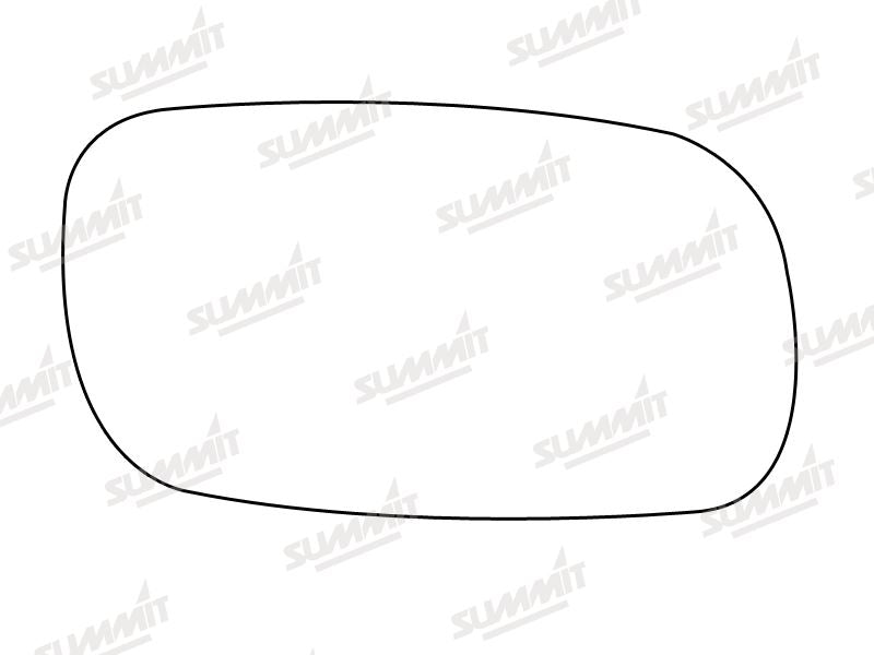 Summit Stick-On Aspheric Mirror Glass fits Vauxhall Astra 97 on RHS - Summit - My Roof Bars