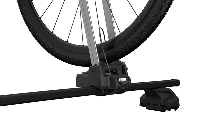Thule Front Wheel Holder front wheel holder roof bike rack aluminium Roof Bike Rack - Thule - My Roof Bars