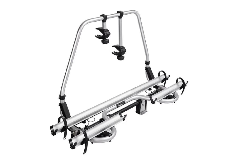 Thule Caravan Superb Short 2-bike a-frame caravan bike rack anodised gray
