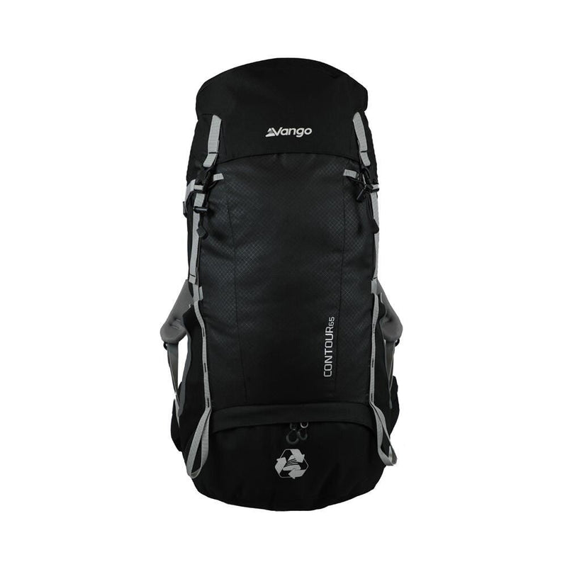 Vango Contour 65 Black Rucksack Backpack - Vango - My Roof Bars