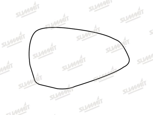 Summit Heated Base Plate With Blind Spot Mirror Glass fits Audi A4 15 to 17 RHS - Summit - My Roof Bars