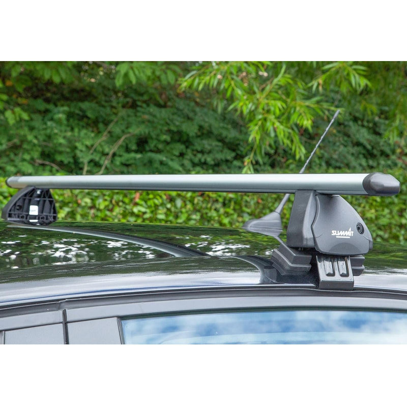 Summit SUP-A089 Premium Aluminium Multi-Fit Roof Bars, Lockable, Set of 2