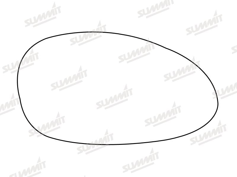 Summit Heated Base Plate With Blind Spot Mirror Glass fits BMW 1 Series 04 to 10 RHS - Summit - My Roof Bars