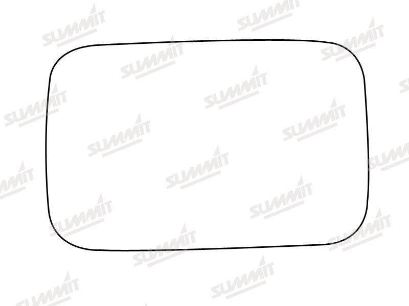 Summit Stick-On Aspheric Mirror Glass fits BMW 5 Series LHS RHS - Summit - My Roof Bars