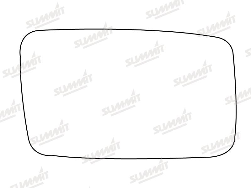 Summit Stick-On Anti Dazzle Mirror Glass fits Ford Sierra RHS - Summit - My Roof Bars