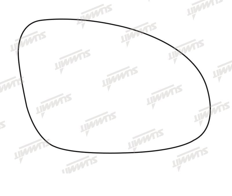 Summit Stick-On Aspheric Mirror Glass fits VW Golf Passat 05 on RHS - Summit - My Roof Bars