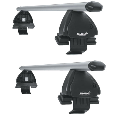 Summit SUP-A101 Premium Aluminium Multi-Fit Roof Bars, Lockable, Set of 2