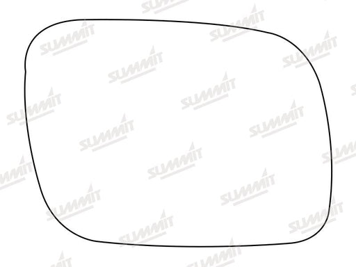 Summit Stick-On Standard Mirror Glass fits VW Touareg 02 to 06 RHS - Summit - My Roof Bars