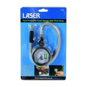 Laser Tyre Pressure & Tread Gauge with Flexi Hose 6273 - Laser - My Roof Bars