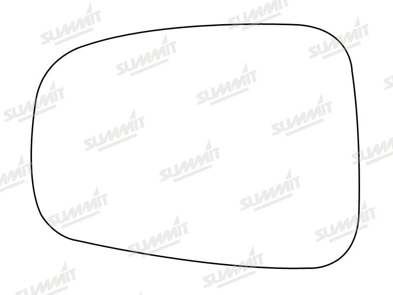Summit Stick-On Standard Mirror Glass fits Citroen C8, Fiat Ulysee, Lancia Phedra Peugeot 807 LHS - Summit - My Roof Bars
