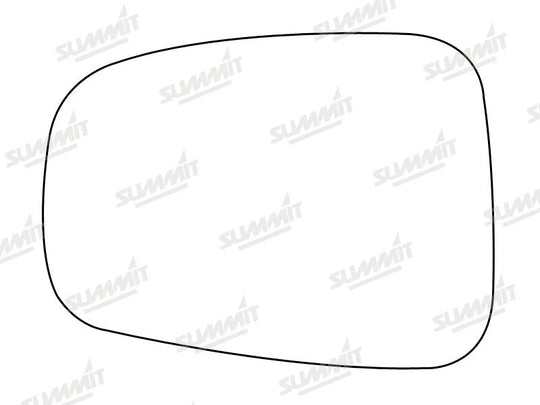 Summit Stick-On Standard Mirror Glass fits Citroen C8, Fiat Ulysee, Lancia Phedra Peugeot 807 LHS - Summit - My Roof Bars