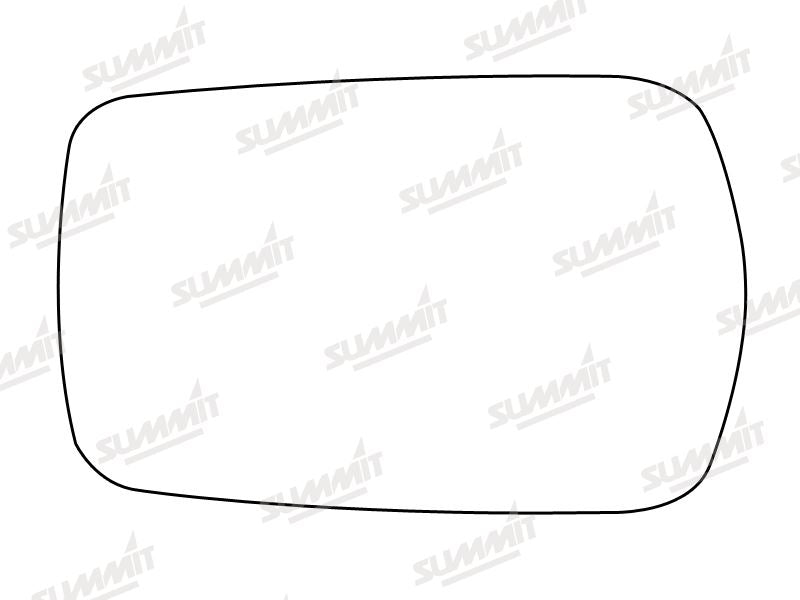 Summit Stick-On Standard Mirror Glass fits Volvo 240 LHS - Summit - My Roof Bars