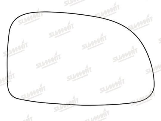 Summit Stick-On Standard Mirror Glass fits Daewoo Tacuma RHS - Summit - My Roof Bars