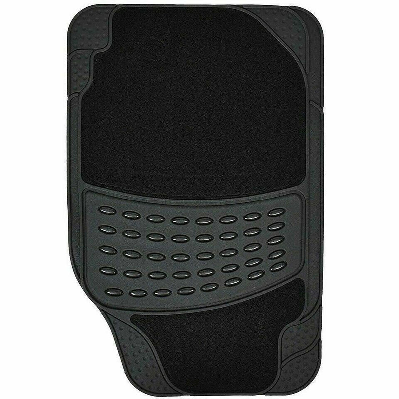Heavy Duty Rubber & Carpet Floor Mats Set Universal Fit - UKB4C - My Roof Bars