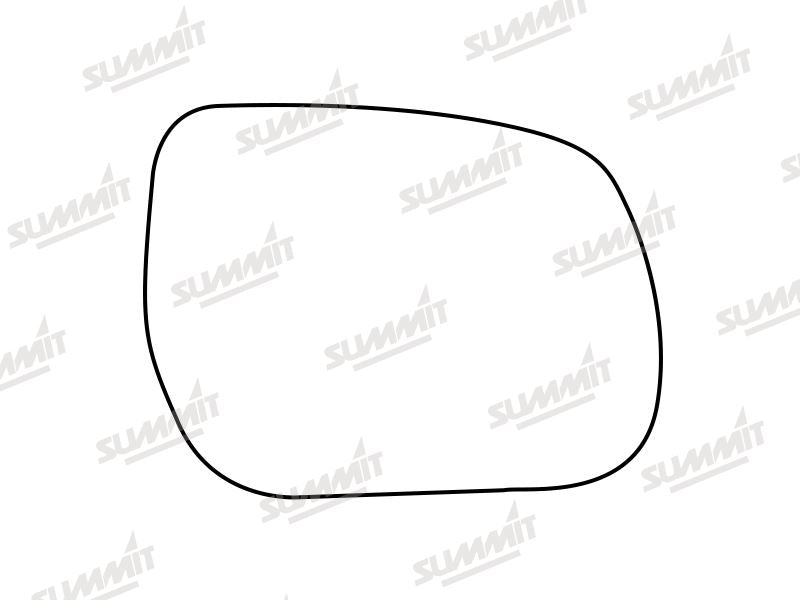 Summit Stick-On Standard Mirror Glass fits Daihatsu Terios 06 to 15 RHS - Summit - My Roof Bars
