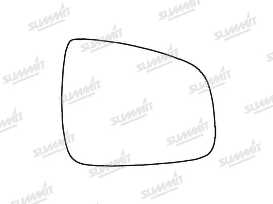 Summit Stick-On Standard Mirror Glass fits Dacia Logan Sandero 08 on RHS - Summit - My Roof Bars
